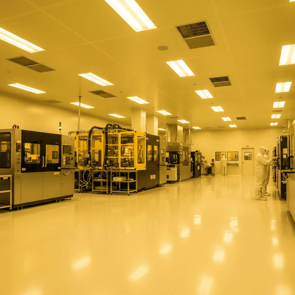 Semiconductor fabrication cleanroom